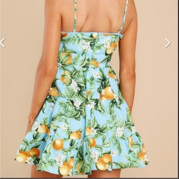 BB Dakota Summer Orchard Fit & Flare Mini Dress Sz 6 NWT Floral Summer Sundress - Picture 3 of 16